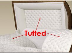 <p>What is the tufted interior style?</p>