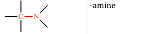 <p>compounds that contain nitrogen atoms with a lone pair C-N; -amine</p>