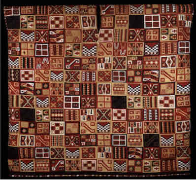 <p>inka 1450-1540 CE, camelid fiber, cotton</p>