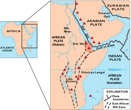 The East Africa Rift is an example of a _______ plate margin