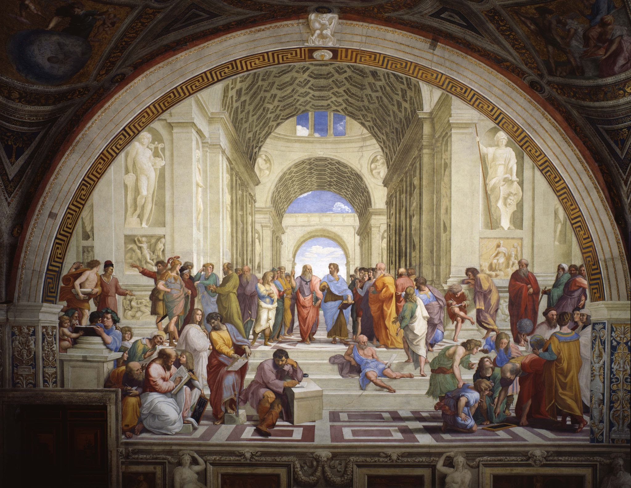 <p>Commissioned by <em>Pope Julius II</em> (<em>della Rovere</em>) in the Vatican Palace (stanze) right next to Sistine Chapel</p>