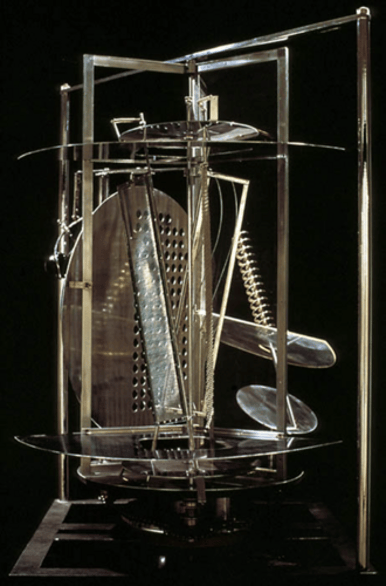 <p>László Moholy-Nagy, mobile construction of steel, plastic, and wood, 1921-1930</p>
