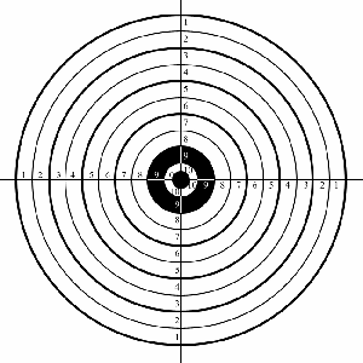<p>a target</p>