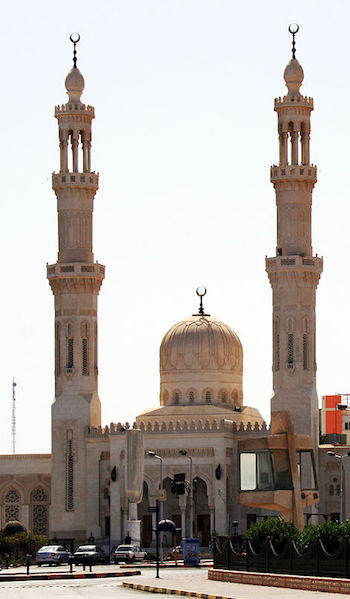 <p>pointy things on mosques, usually do the call to prayer on top of them</p>