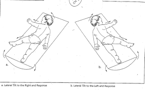 <p><strong>Stimulus:</strong> displacement of center of gravity</p><p><strong>Response:</strong> adjustment of tone and posture of trunk to maintain balance</p><p><strong>Age of Suppression:</strong></p><ul><li><p>Sitting — 6-8 months</p><ul><li><p>Standing — 12-14 months</p></li></ul></li></ul><p></p>