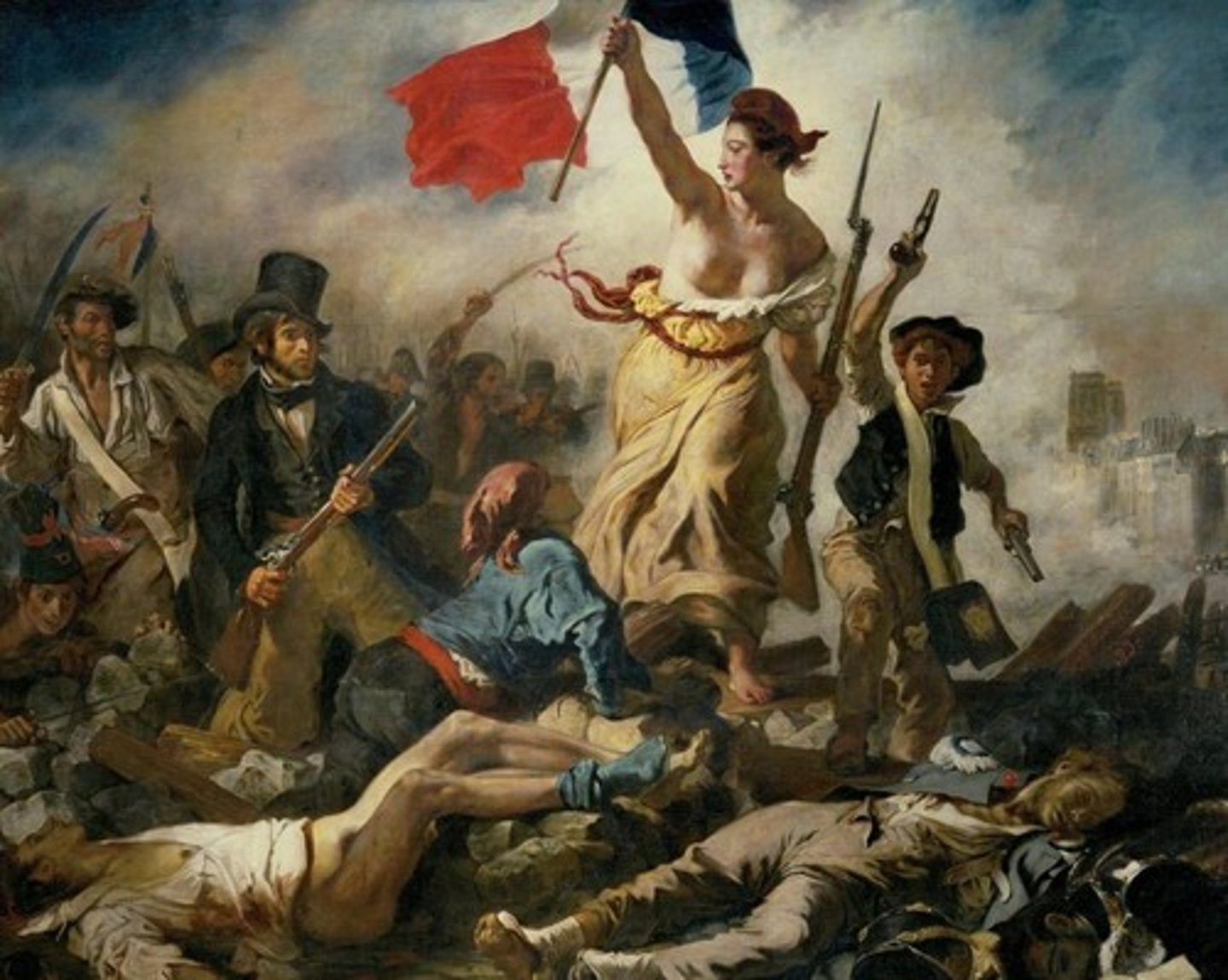 <p>A rapid, profound transformation of the political, social, and/or economic order, typically involving mass mobilization and the overthrow of a regime.</p>