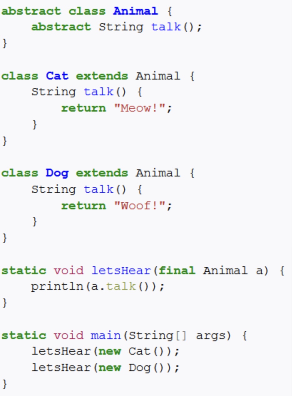 <p>type of polymorphism where code written for a <strong>supertype </strong>will work on a <strong>subtype</strong></p>