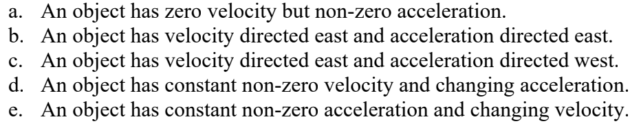 <p>what is impossible with acceleration?</p>