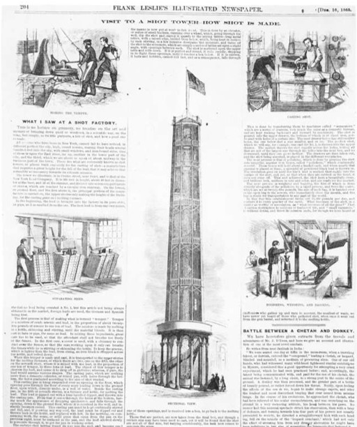 <p>McCullough Shot Tower</p><p>James Bogardus</p><p>New York</p><p>1850’s</p>