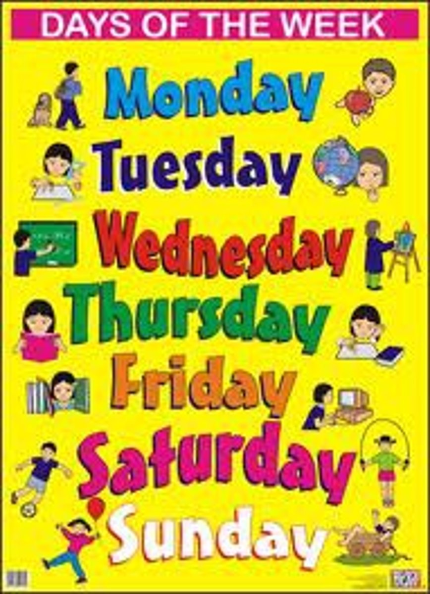 <p>weekday / all 7 days</p>