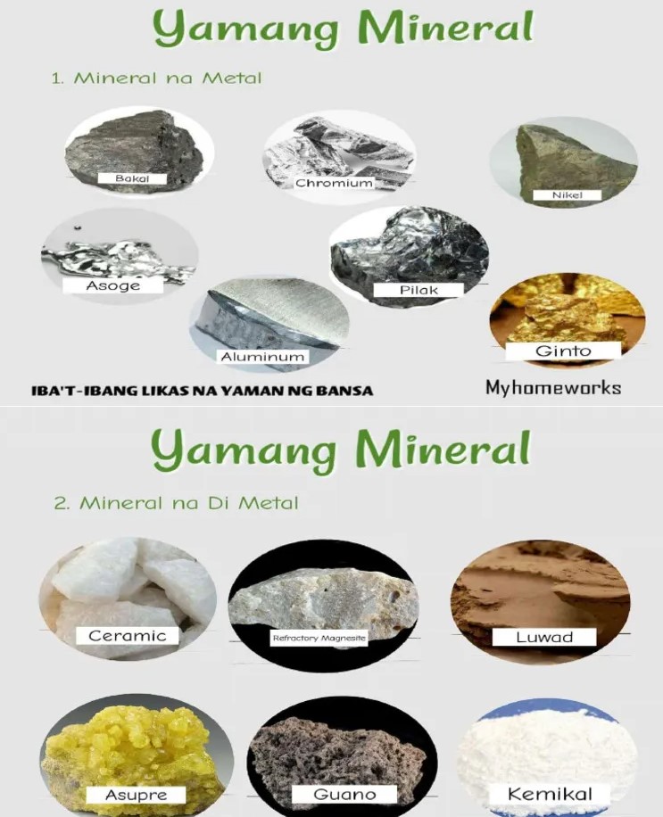 <p><strong>A:</strong> Ginto, pilak, tanso, at iba pang metal mula sa lupa.</p>