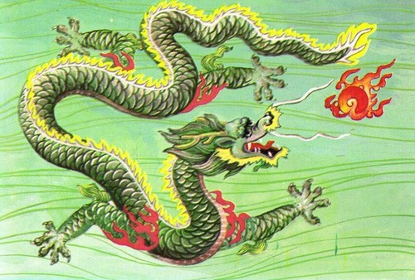 <p>(lóng) dragon</p>
