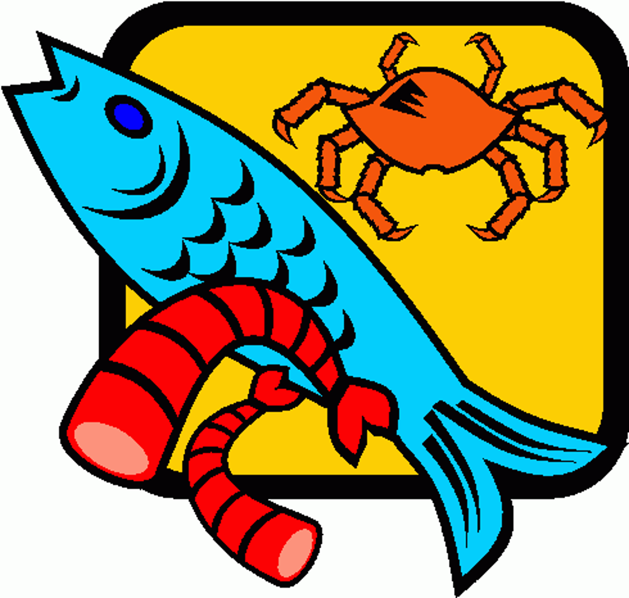 <p>shellfish ; seafood</p>