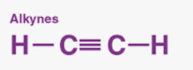 <p>carbon- carbon triple bond</p>