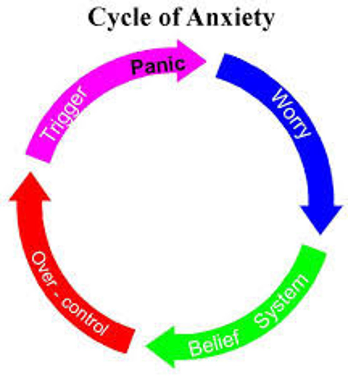 <p>mental health conditions characterized by excessive fear and/or anxiety with related disturbances to behavior</p>