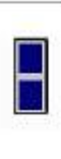 <p>Silver Bar with two blue breaks</p>