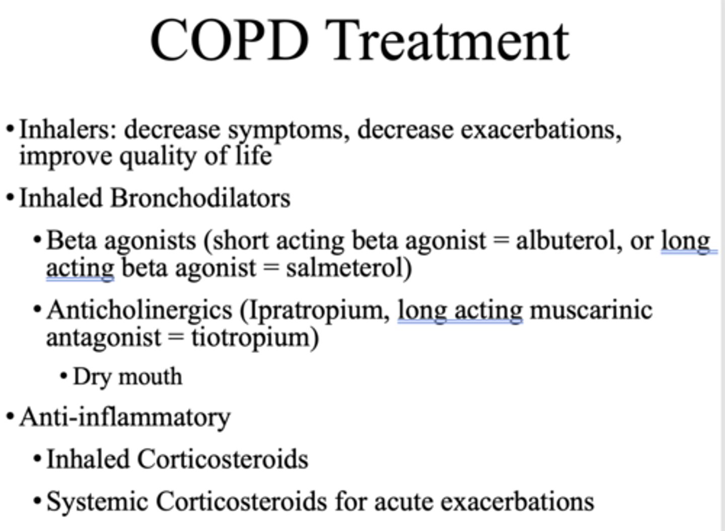 <p>inhaled corticosteroids</p>