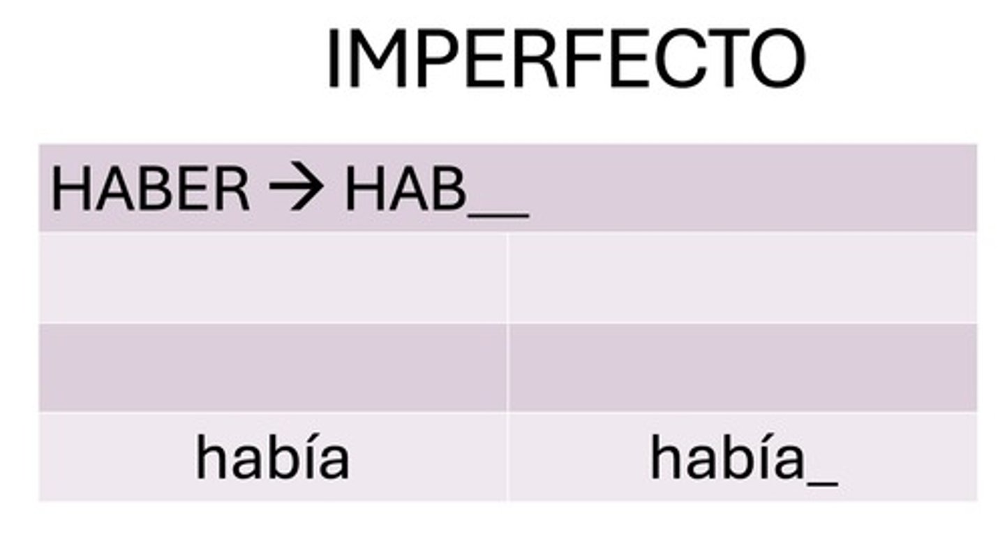 <p>había</p>