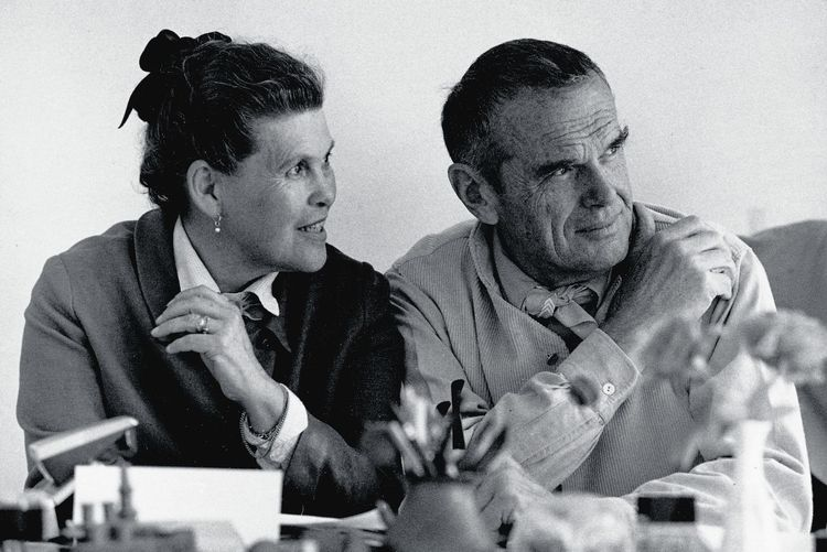 <p>Charles and Ray Eames (1907-78)(1912-88)</p>