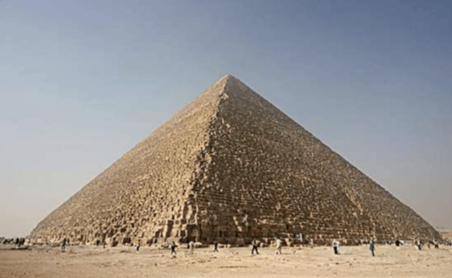 <p>Great Pyramid of Giza, Giza, Egypt, by Hemiunu,</p><p>c.2589-2566 BC</p>