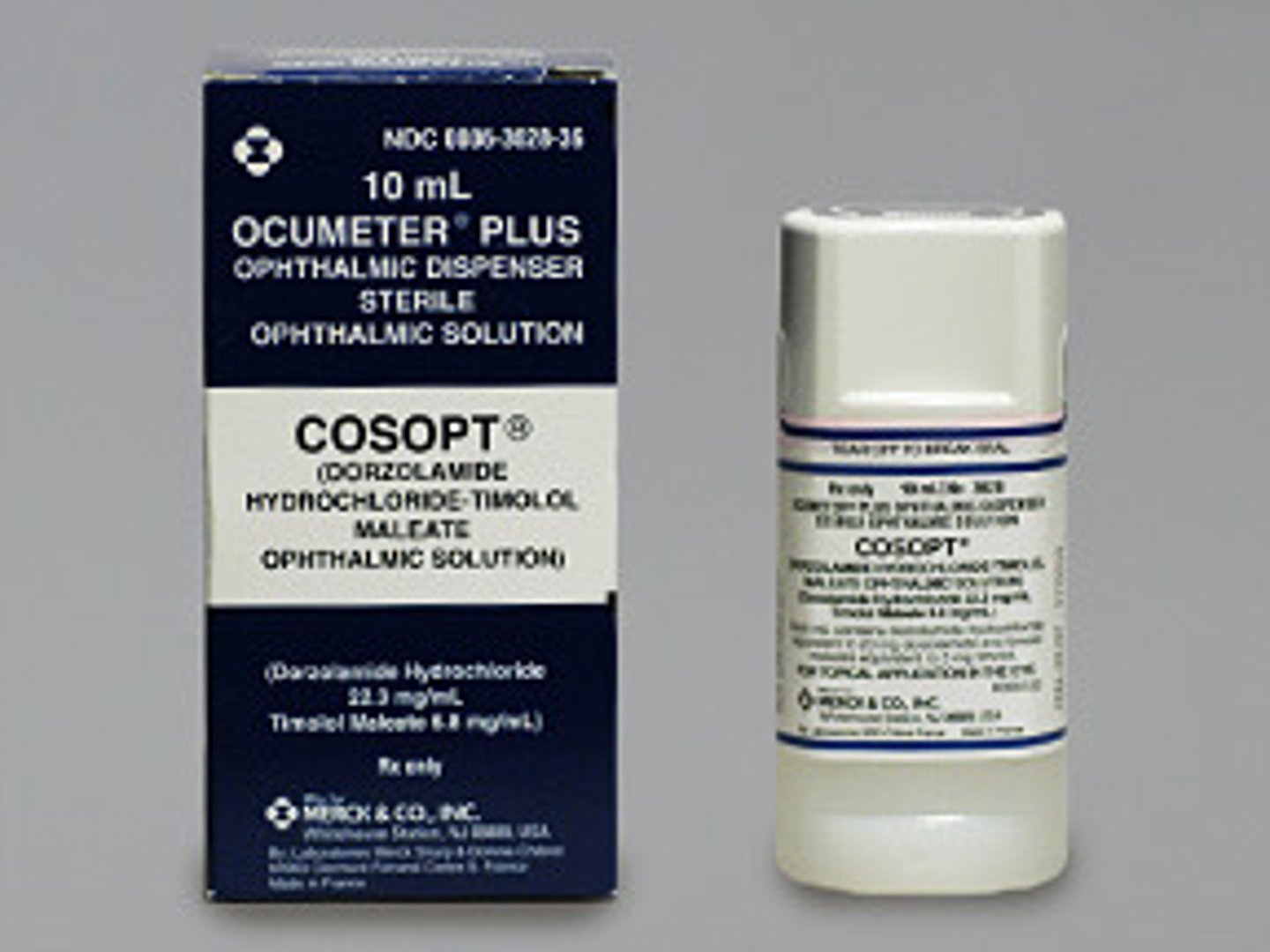 <p>Generic: Dorzolamide (carbonic anhydrase inhibitor) and Timolol (beta1 blocker)</p><p>Drug Class: Ophthalmic glaucoma agents</p>