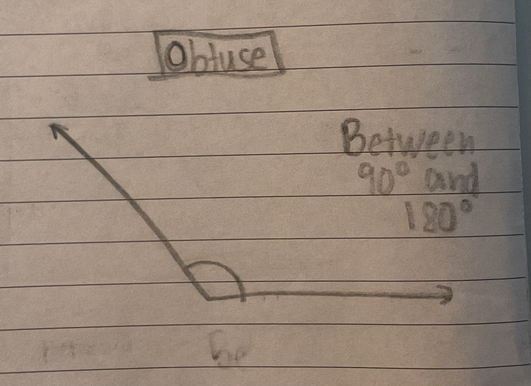 <p>90 to 180 degrees</p>