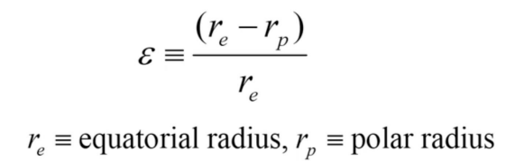 <p>Oblateness</p>
