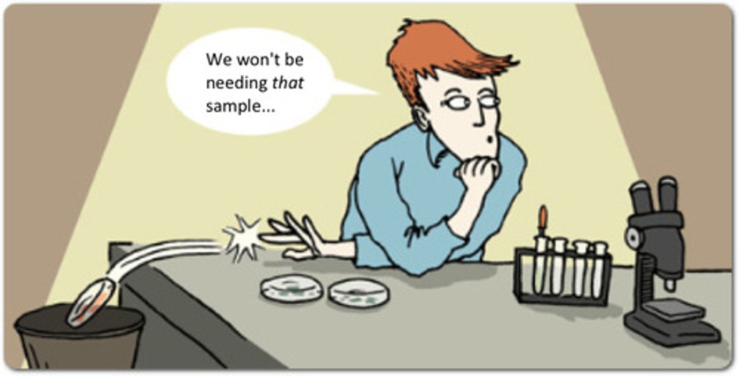 <p>reduces investigator bias cos researcher only decides sample size</p>