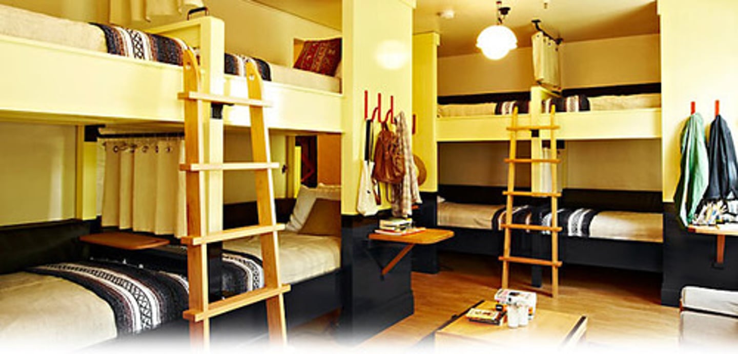 <p>ký túc xá thanh niên/quán trọ</p>