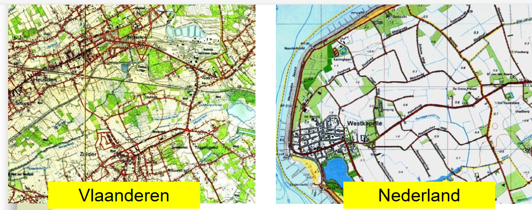 <p>Ruimtelijk ordening Belgie v/s Nederland</p>