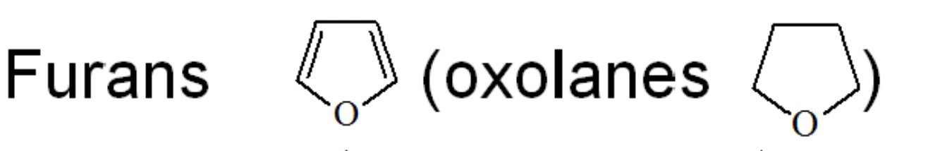 <p>An aromatic five-membered heterocycle (C4H4O) with one oxygen; parent of the ‘oxole’ series.</p>
