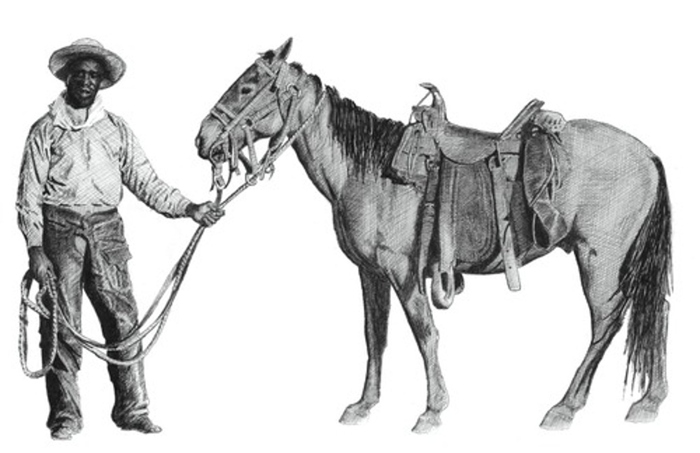 <p>a mounted herder hired by cattle owners in the U.S. to look after their stock; figured most significantly in American history from the end of the Civil War until the 1890s</p>