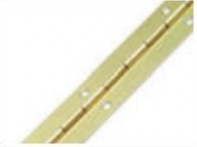 Long, butt style hinge

Cut to required length

Fine, close join possible