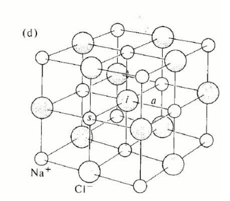 <p>cubic lattice</p><p>basis is two atoms separated by ½ the body diagonal of the cell (when associated with each lattice point we achieve this structure)</p><p>ABCABC packing structure</p><p>20% of elements e.g. copper, silver, inert gases </p>