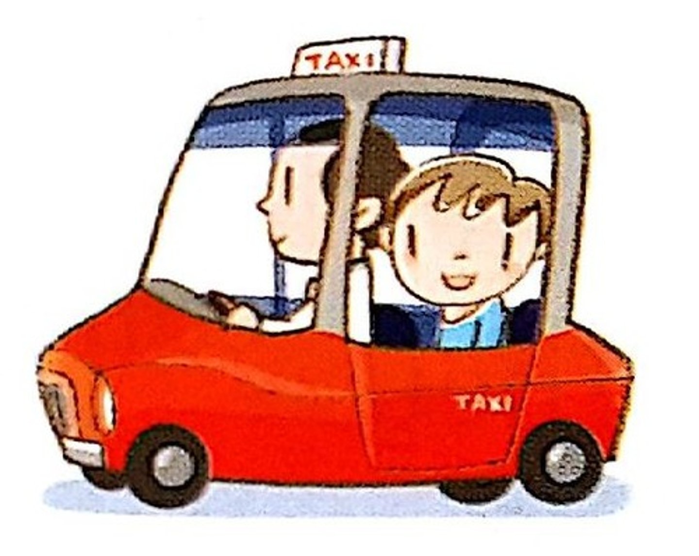 <p>ir en taxi</p>