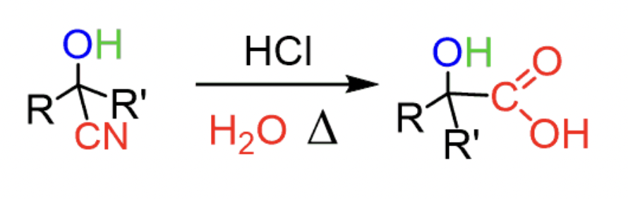 <p>HCl, H2O</p>