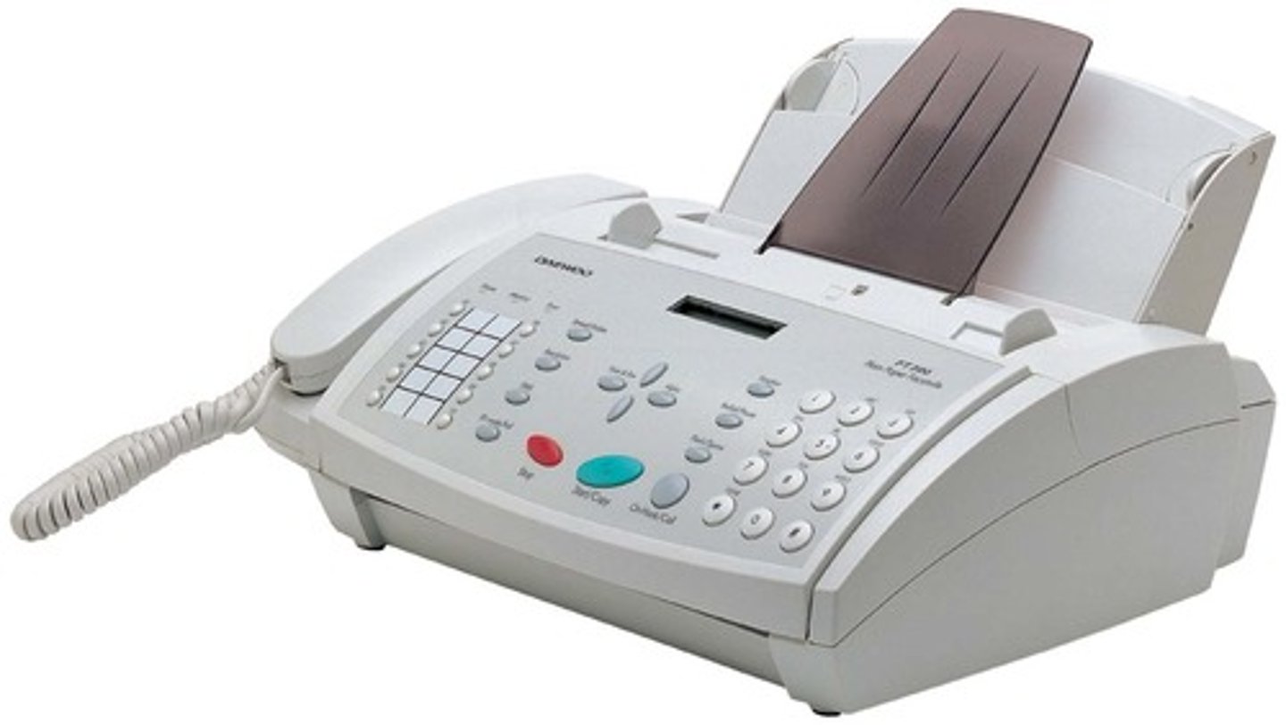 <p>fax (machine)</p>