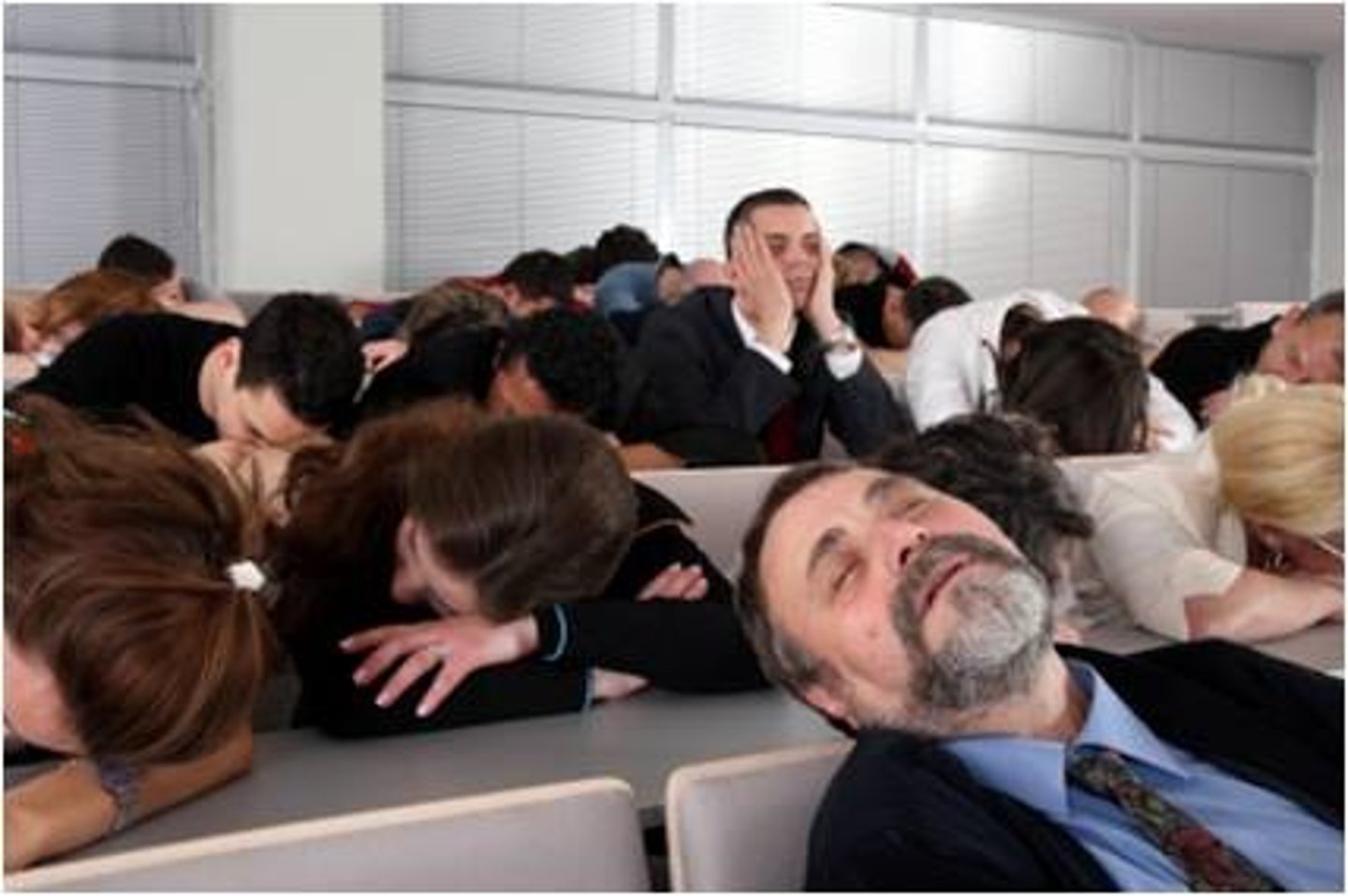 <p>(adj.) dull, uninteresting, tiresome; lacking in sharpness, flavor, liveliness, or force</p>