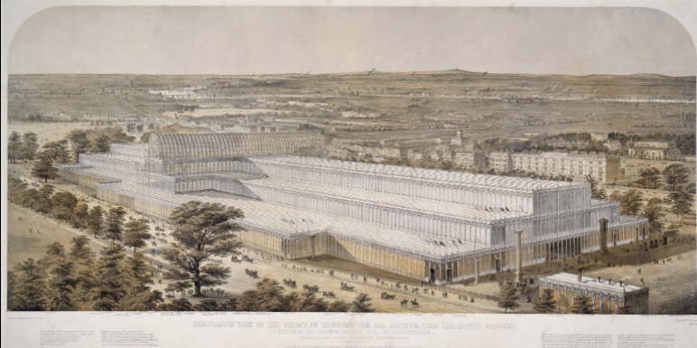 <p><span style="font-family: sans-serif">Jospeh Paxton, The Crystal Palace, 1851.</span></p>