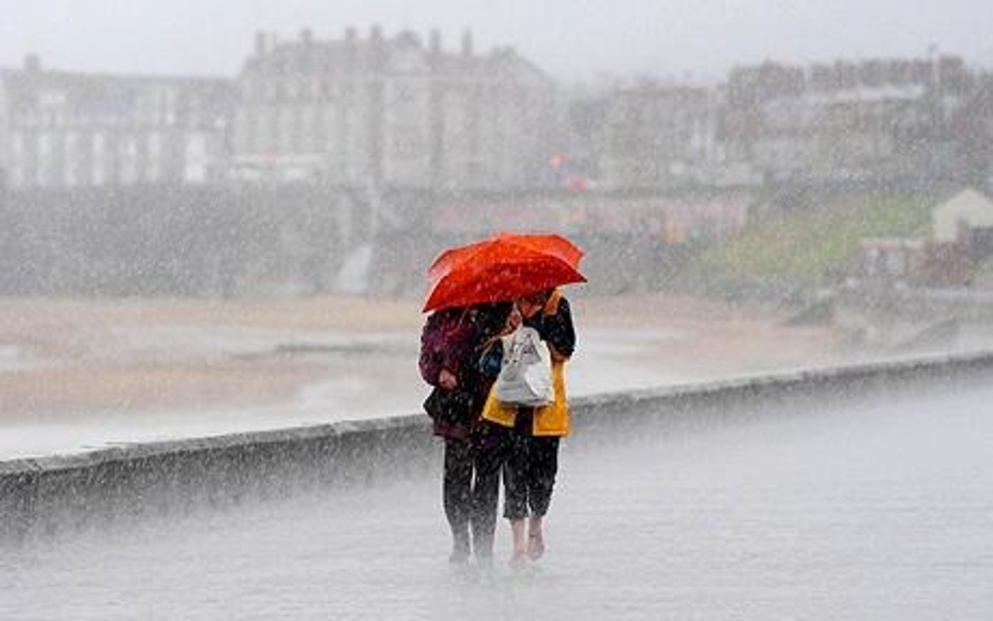 <p>The weather is bad.</p>