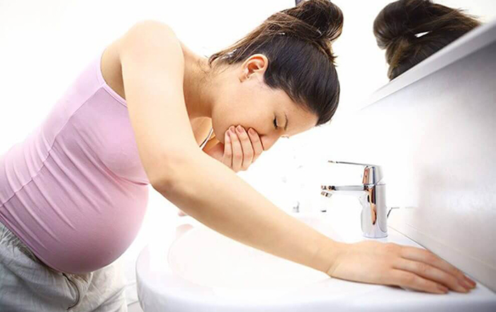 <p>Severe/bad/terrible/mild morning sickness</p>