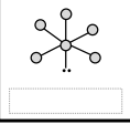 <p>5 bonds, 1 lone pair</p>