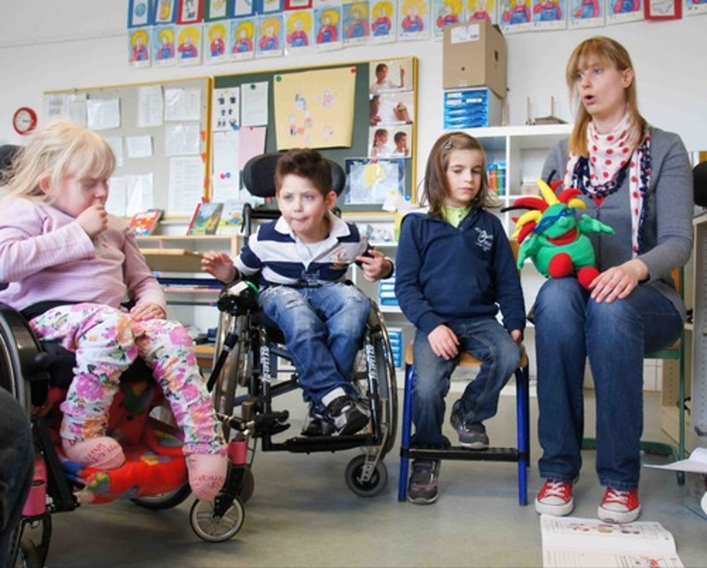 <p>education for children who cannot learn in the normal way, because they have some disability</p>