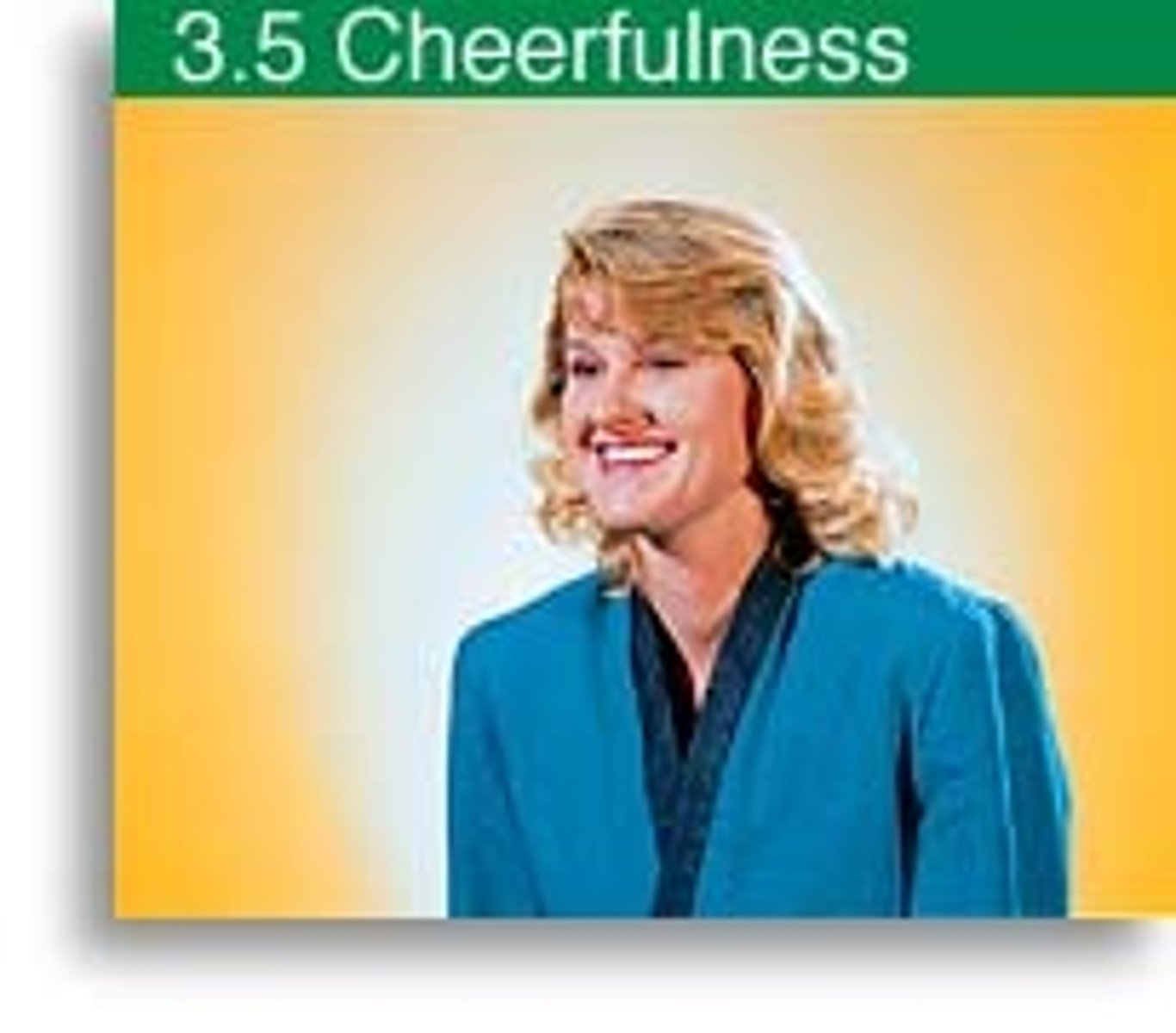<p>cheerfulness</p>