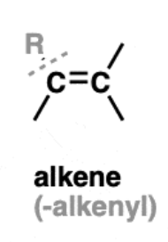 <p>hydrocarbons with one or more carbon-carbon double bonds.</p><ul><li><p>Common examples are ethene, propene, and butene.</p></li></ul><p></p>