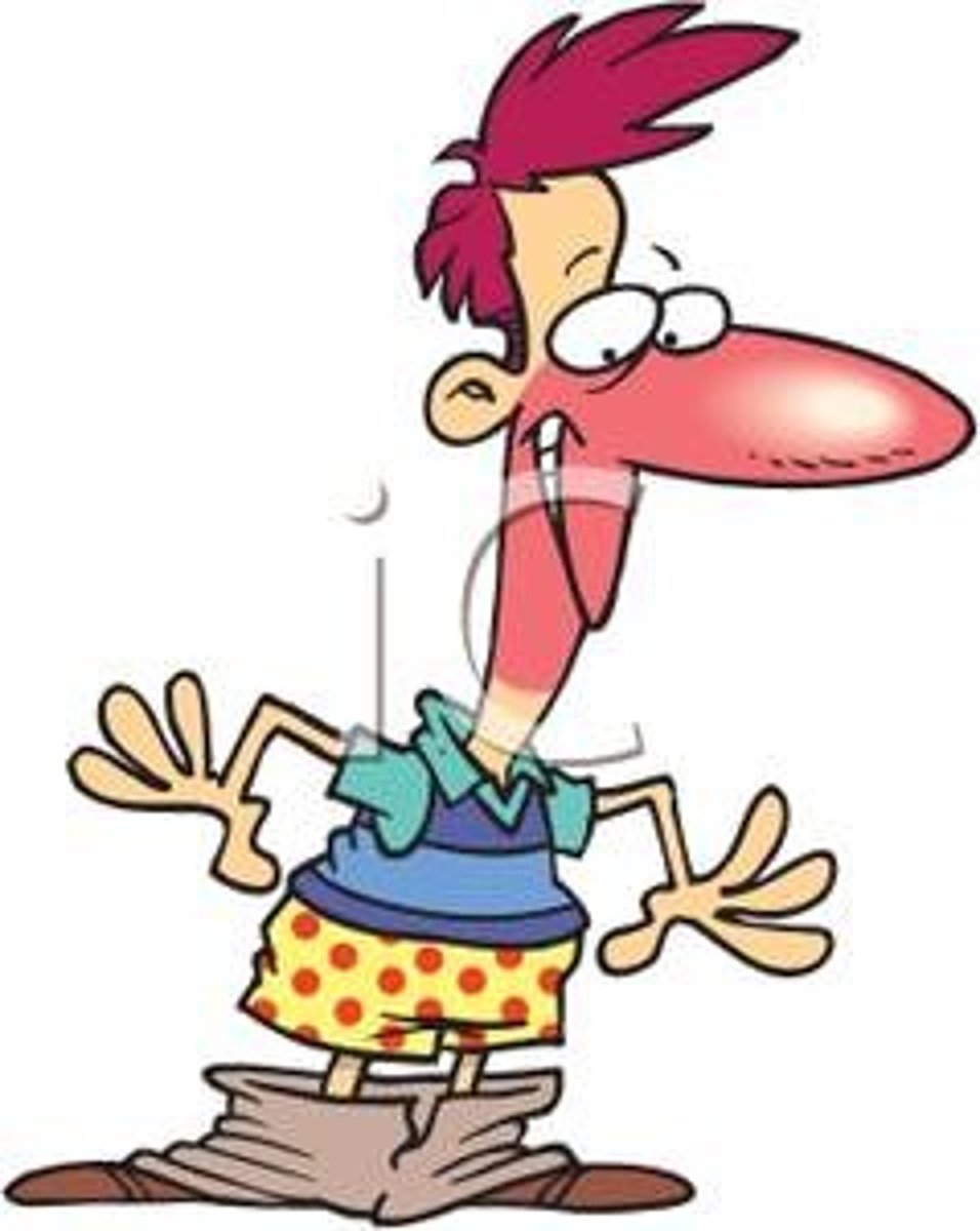 <p>(adj): lúng túng</p>