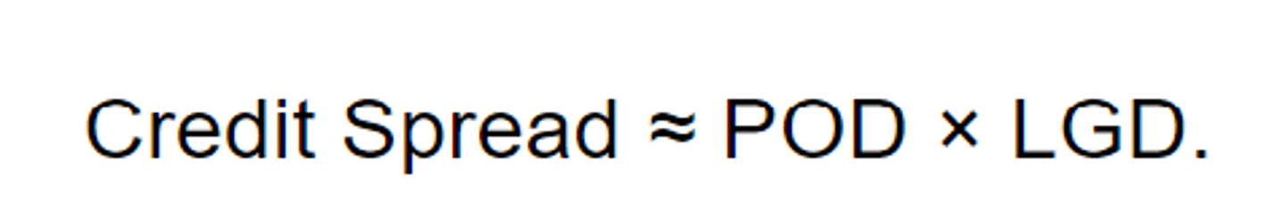 <p>Issuer-specific, set at the time of FRN issuance, usually constant over the bond's life, and is expressed in basis points (bps), or hundredths of a percentage point. The higher the issuer's credit quality, the lower the spread.</p><p>For FRNs this is the amount that is added on top of the MRR to calculate the coupon payment.</p><p>The more risk the investor faces, the wider the spread. This is the same calculation as Expected Loss.</p><p>If credit spread = expected loss, we say investor is “fairly” compensated.</p>