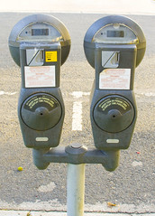 <p>A parking meter</p>