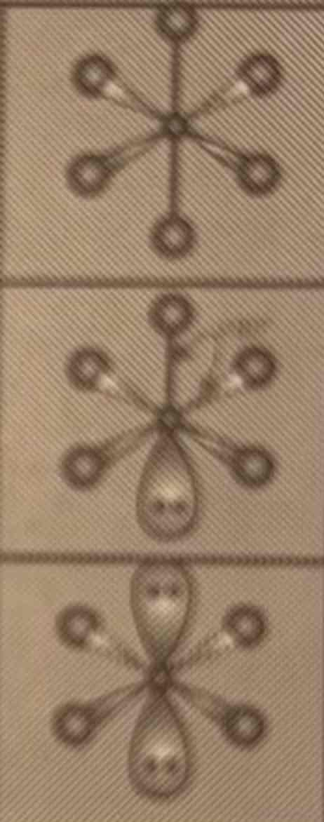 <p>Geometrie van 6 e- paren</p>