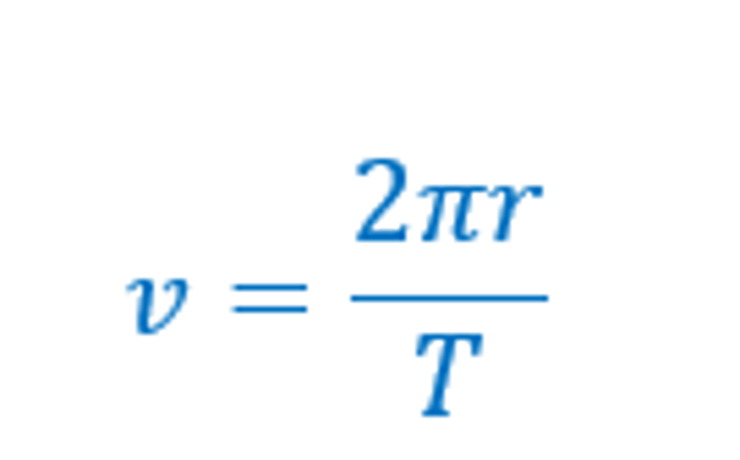 <p>period (T)= time for 1 revolution to take place, measured in seconds.</p><p>Average speed= distance/time, in circular motion distance = circumference.</p>